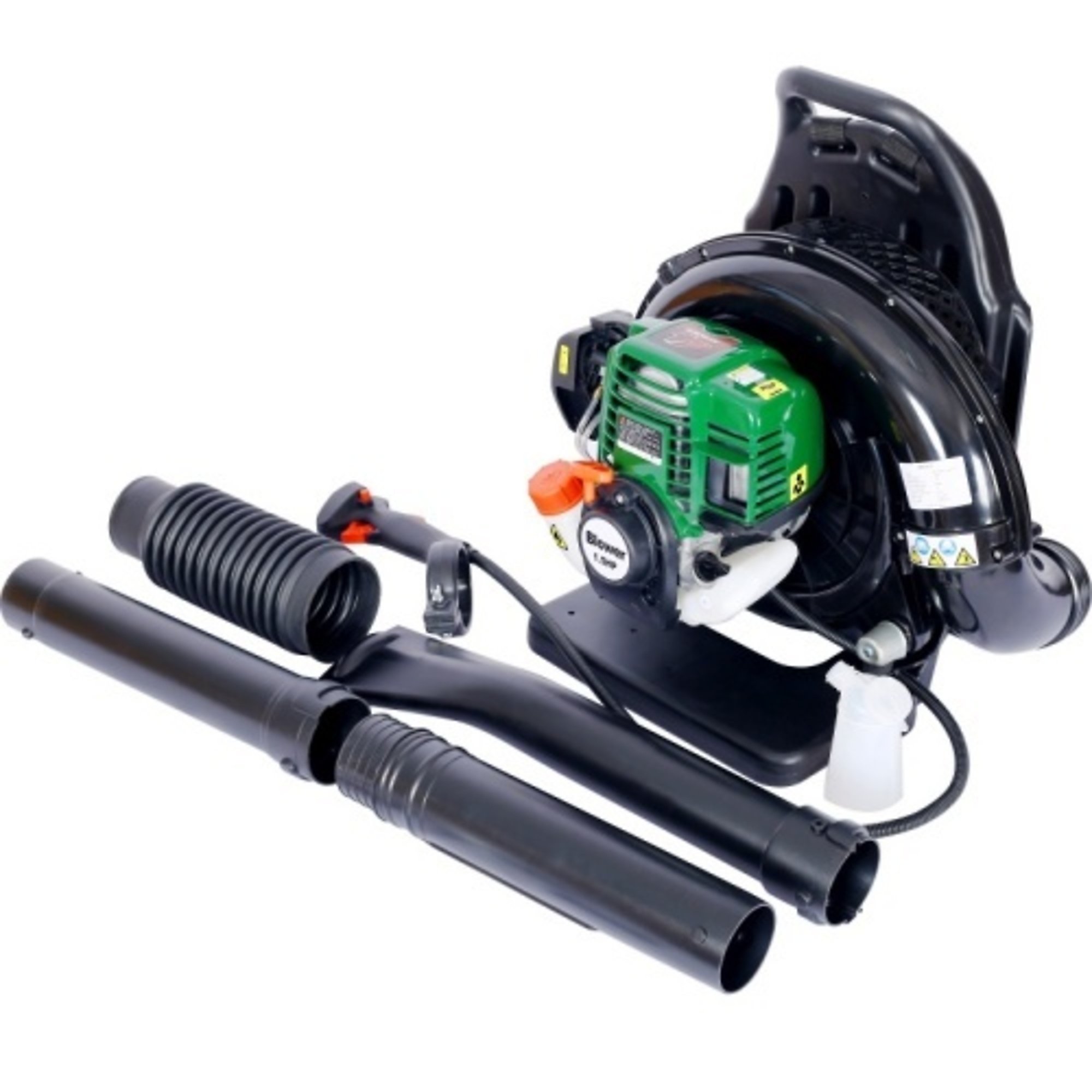 TMB 4-Stroke Backpack Leaf Blower — 1.5 HP, 37.7cc, 580 CFM, Ergonomic Design, Model# BAC-W46551394